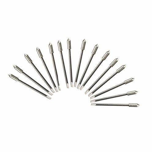 WCHAOEN Graphtec CB09 Blade Holder with 15pcs Vinyl Cutter Plotter Cutting Blades 30 Degree Accessories Tool