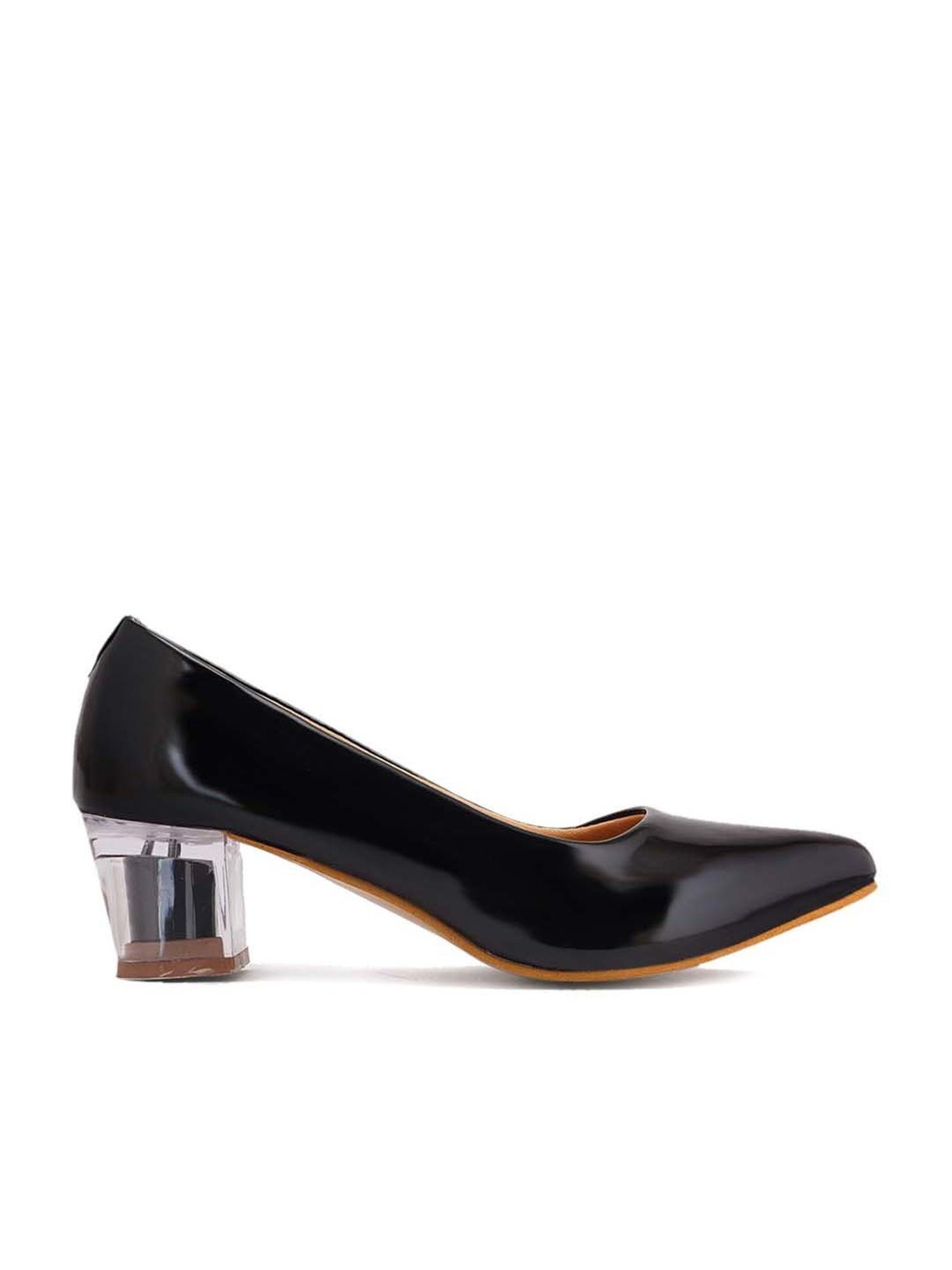 Flat N Heels Women's Pink Stiletto Pumps