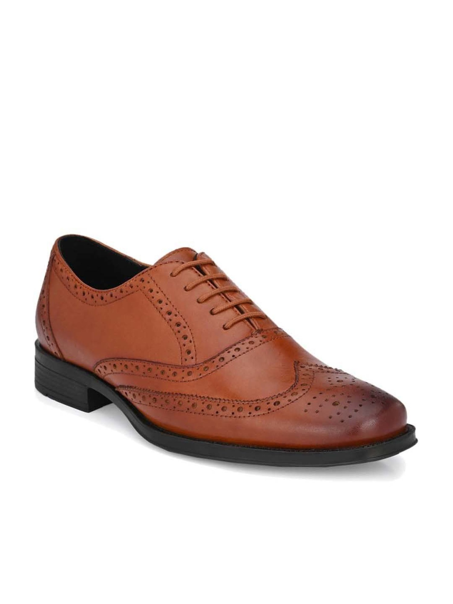 Delize Men's Tan Oxford Shoes