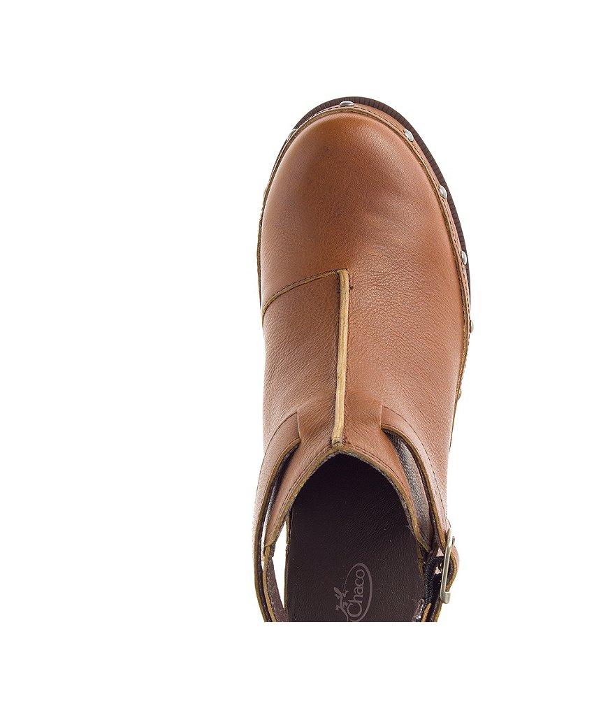 Chaco Cataluna Leather Studded Clogs