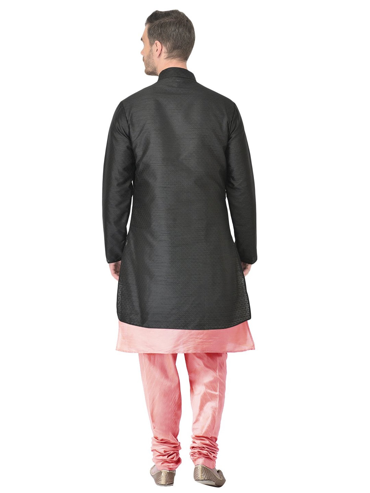 SG RAJASAHAB Multi Regular Fit Self Pattern Kurta Set