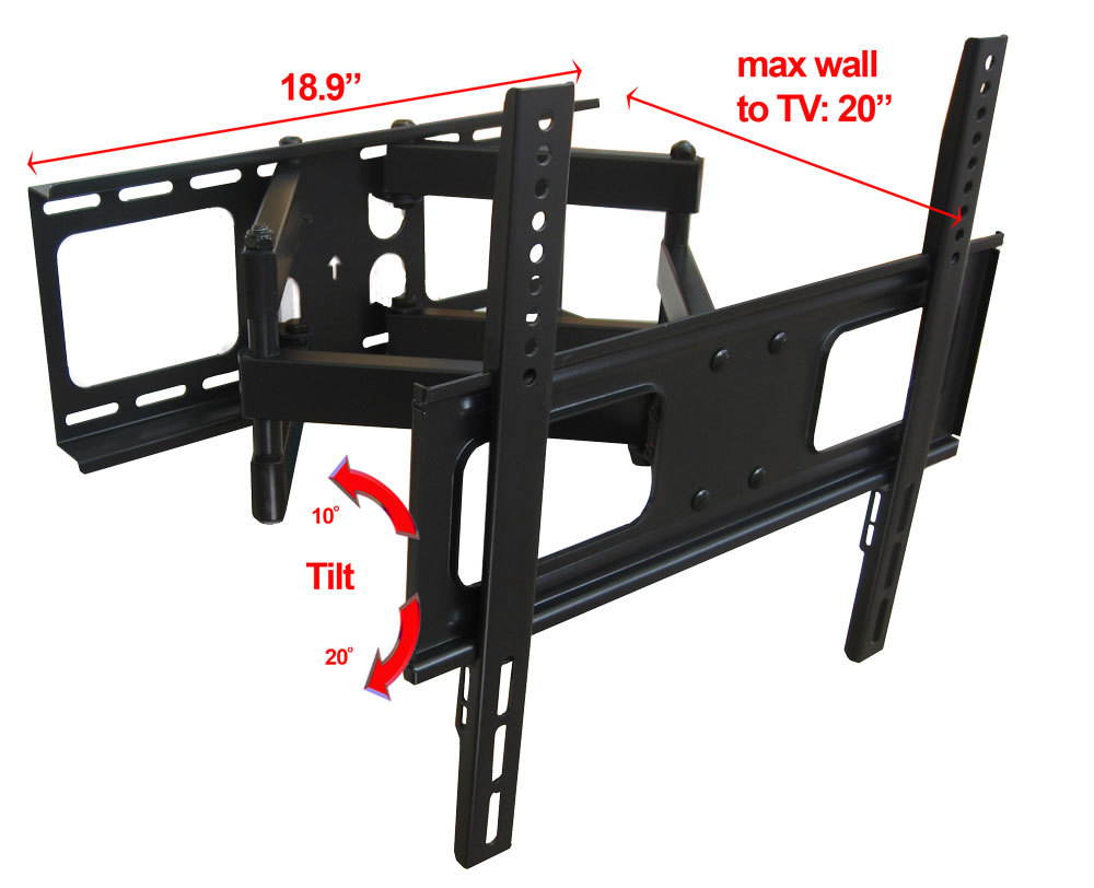 Impact Mounts DUAL ARM FULL MOTION MOUNT FOR TV SCREEN SIZES 23-55" (LPA36-446)