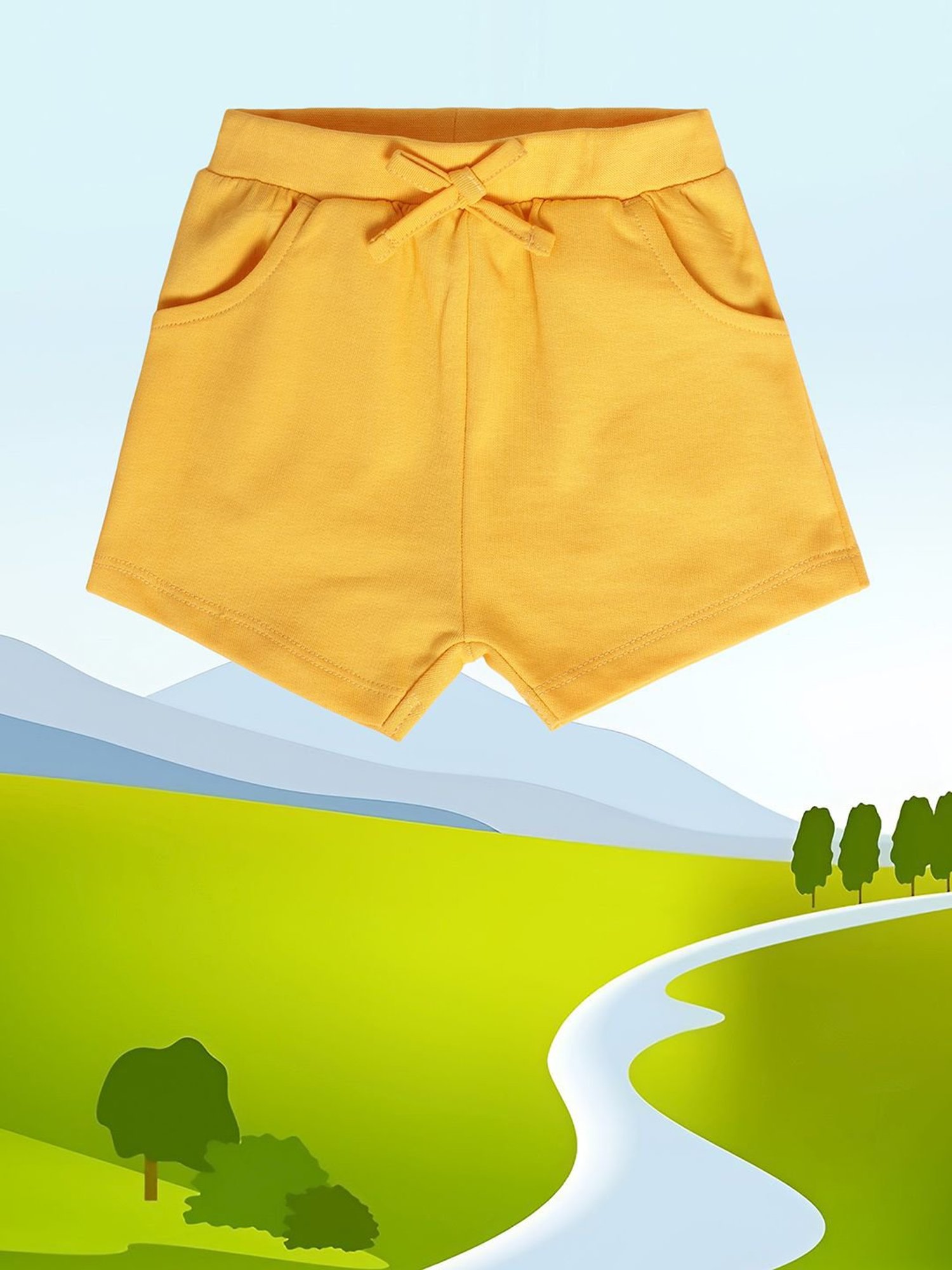 Bumzee Kids Multicolor Printed Shorts (Pack Of 3)