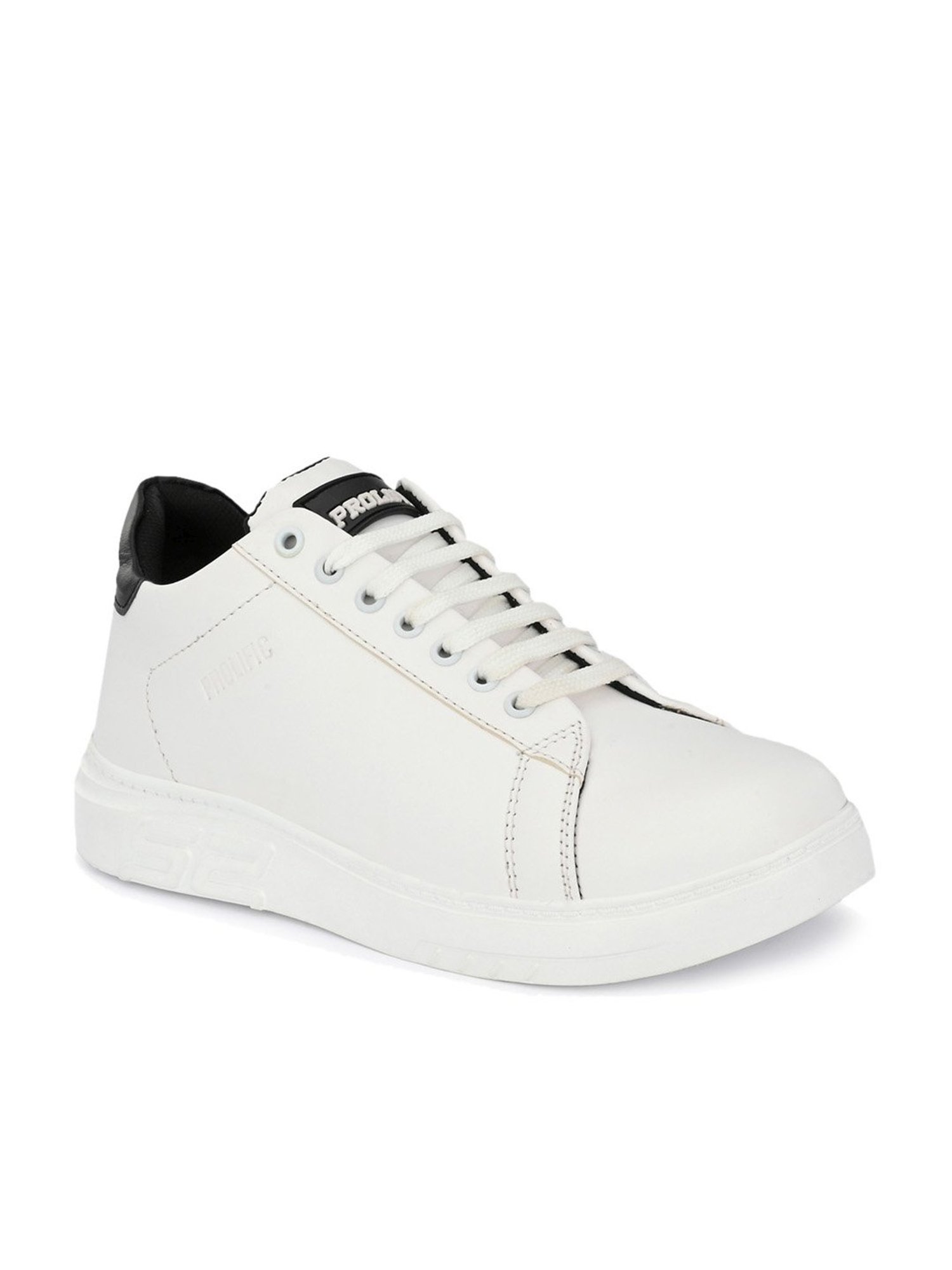 Prolific Men's White Casual Sneakers