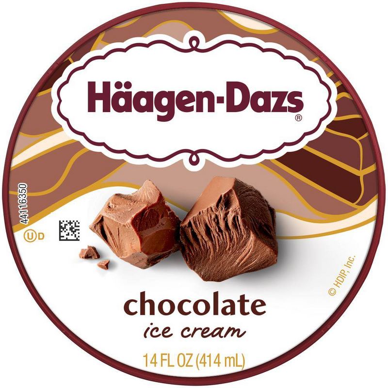 Haagen-Dazs Chocolate Ice Cream - 14oz