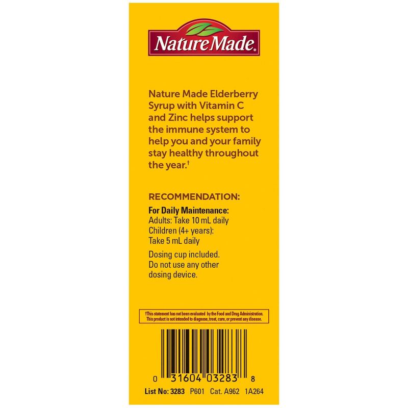 Nature Made Elderberry Syrup - 4 fl oz
