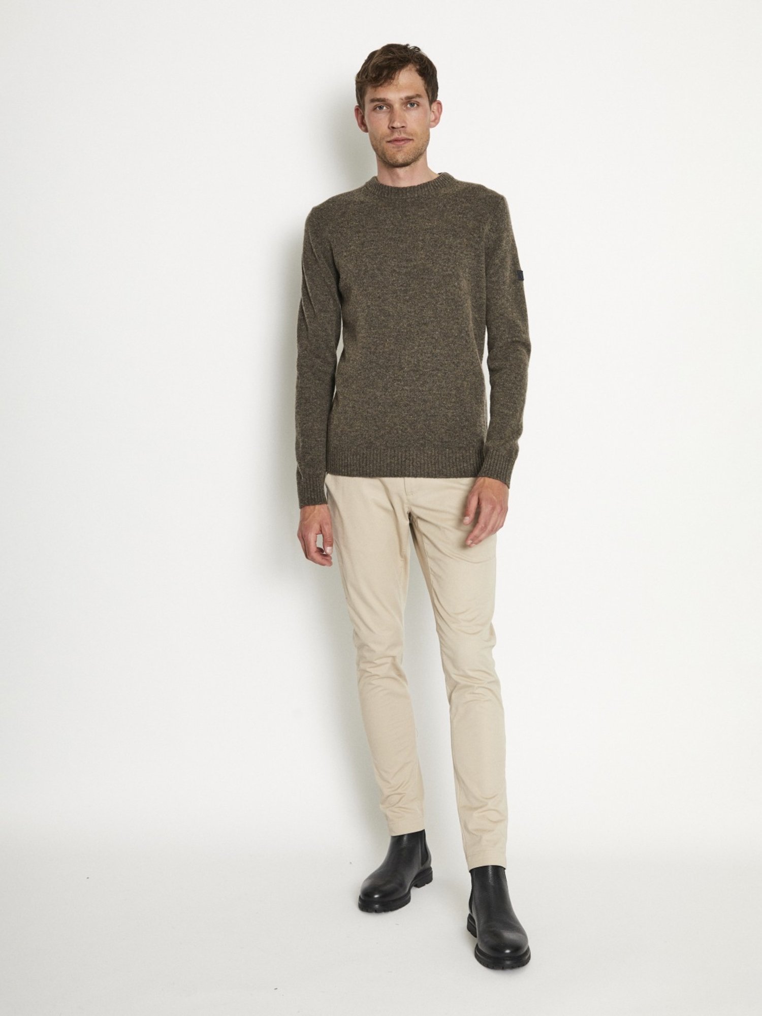 Bruun & Stengade Brown Regular Fit Sweater