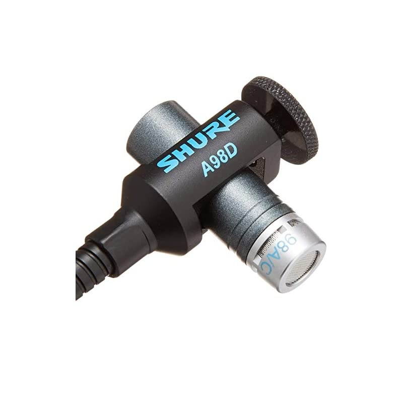 Beta 98AD/C Miniature Cardioid Condenser Drum Microphone (Includes RPM626 In-Line Preamplifier, A98D Drum Mount and 25' Cable)