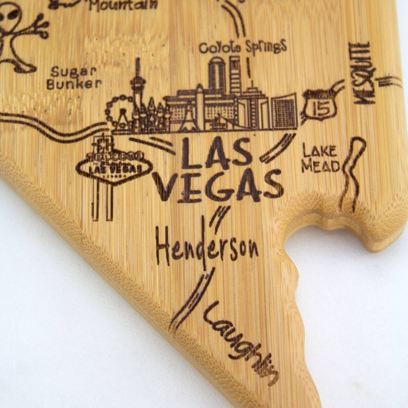 Totally Bamboo Destination Nevada Serving and Cutting Board