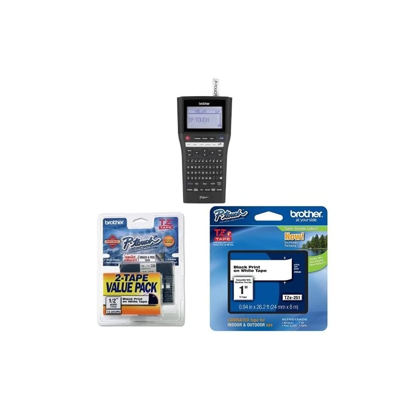 with 1/2" + 1" Tapes