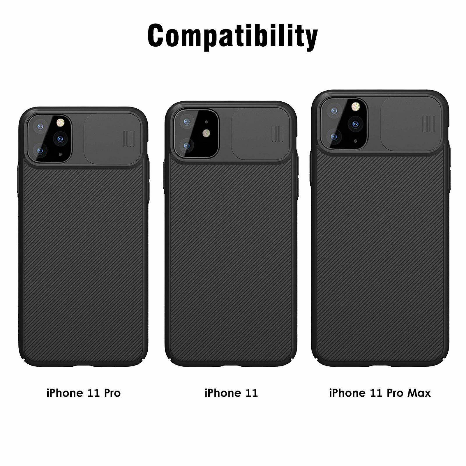 Nillkin Camera Protection Slide Case For iPhone 11 Pro Max Ultra Thin Back Cover