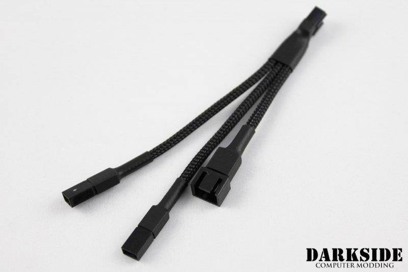 DarkSide CONNECT Pass-Through Y-Cable | 4" | 3-Pin - Type 4s (DS-0367)