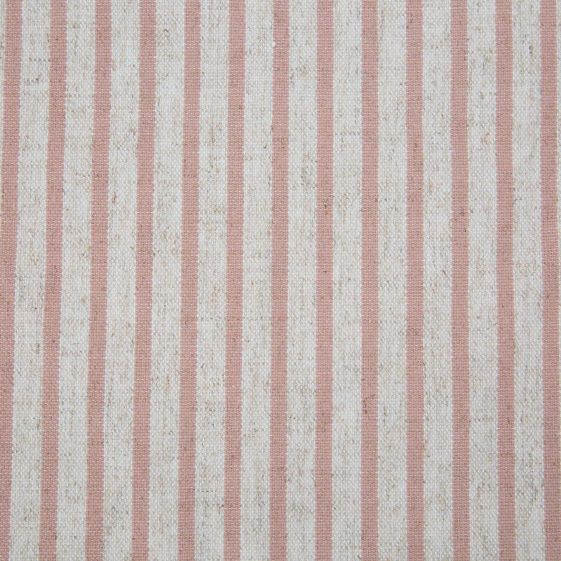 Set of 2 Harlow Stripe Blush Reversible Chair Pad - Pillow Perfect