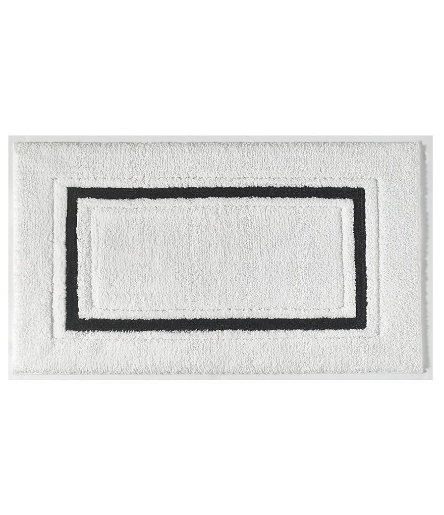 Kassatex Framed Stripe Bath Rug