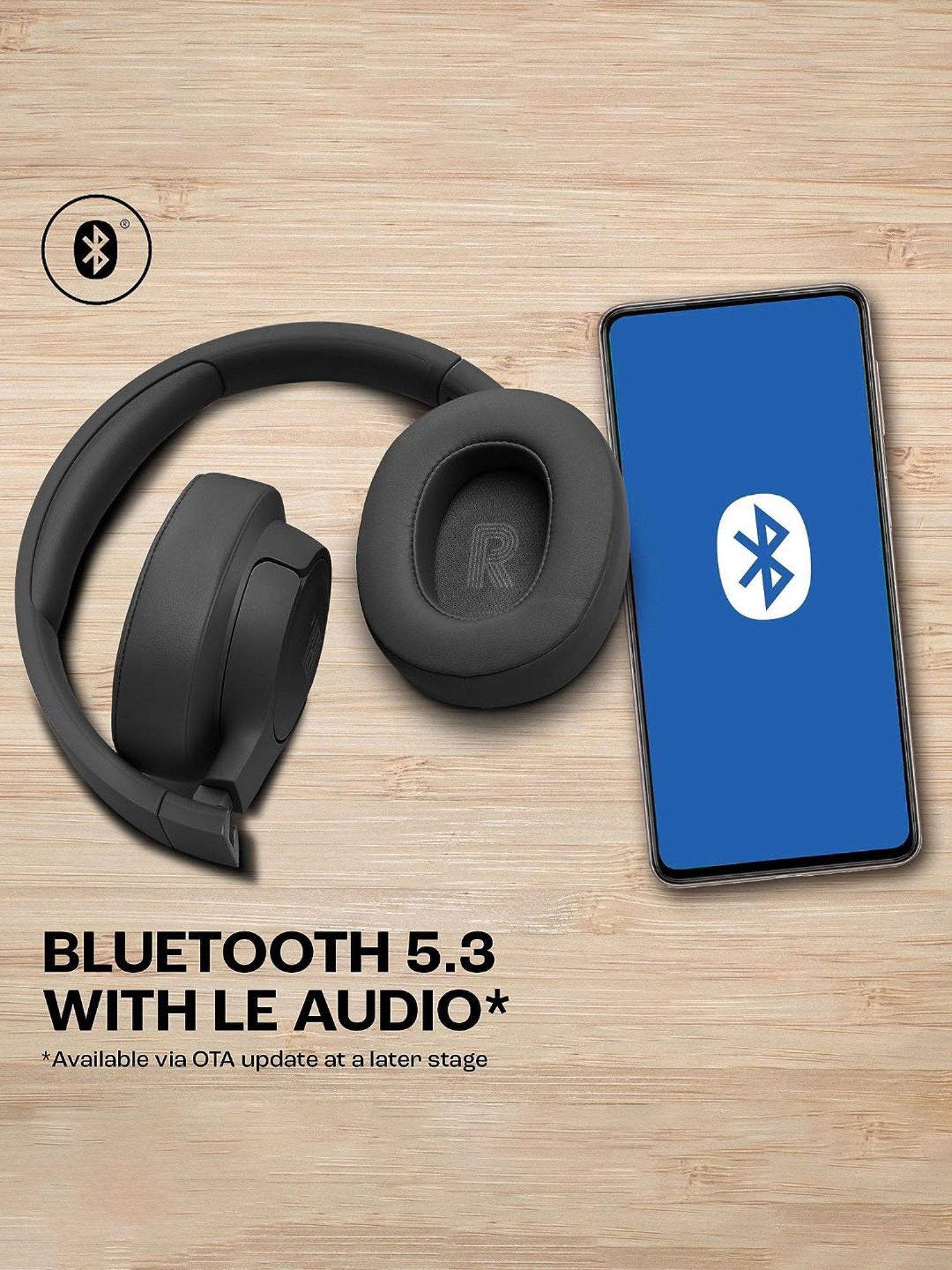 Major IV On Ear Wireless Bluetooth Headphone with Microphone (Black, True Wireless)