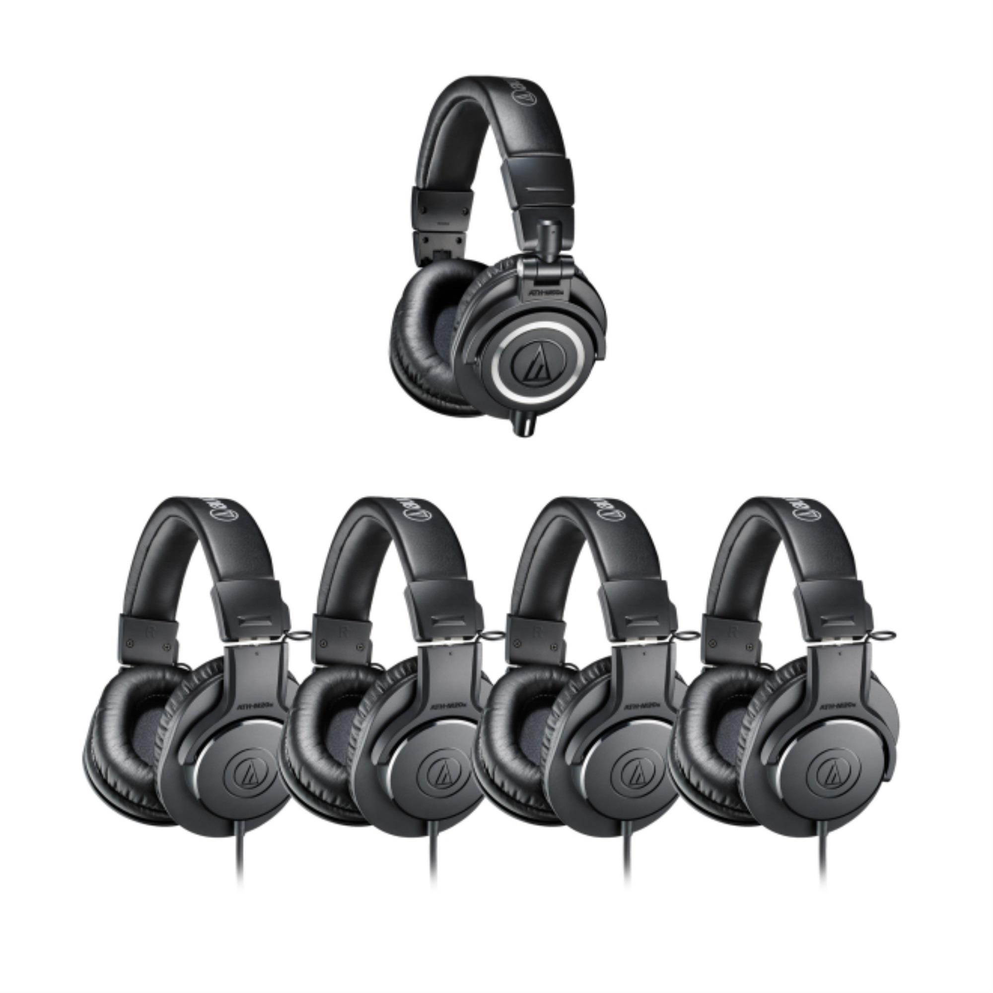 Audio-Technica ATH-PACK5 Professional Headphones Studio Pack Black