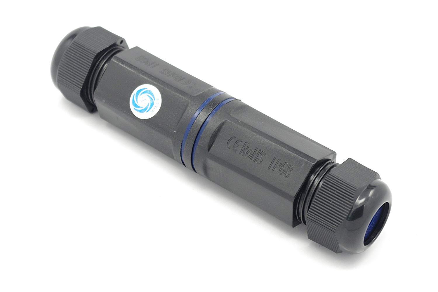 SMAKN Ip68 M25 Waterproof Rj45 Coupler, Female to Female, Shielded, Field Installable(CAT.6