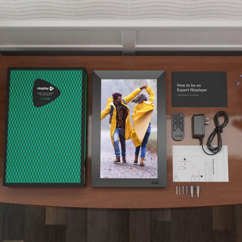 Nixplay 13 Inch Full HD Smart Digital Photo Frame W13D - Share Via Email or App