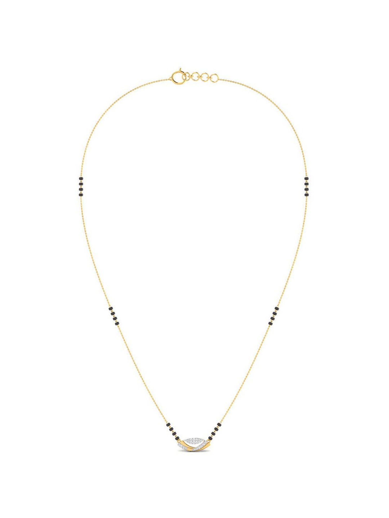 Waman Hari Pethe Jewellers 18k Gold & Diamond Mangalsutra for Women