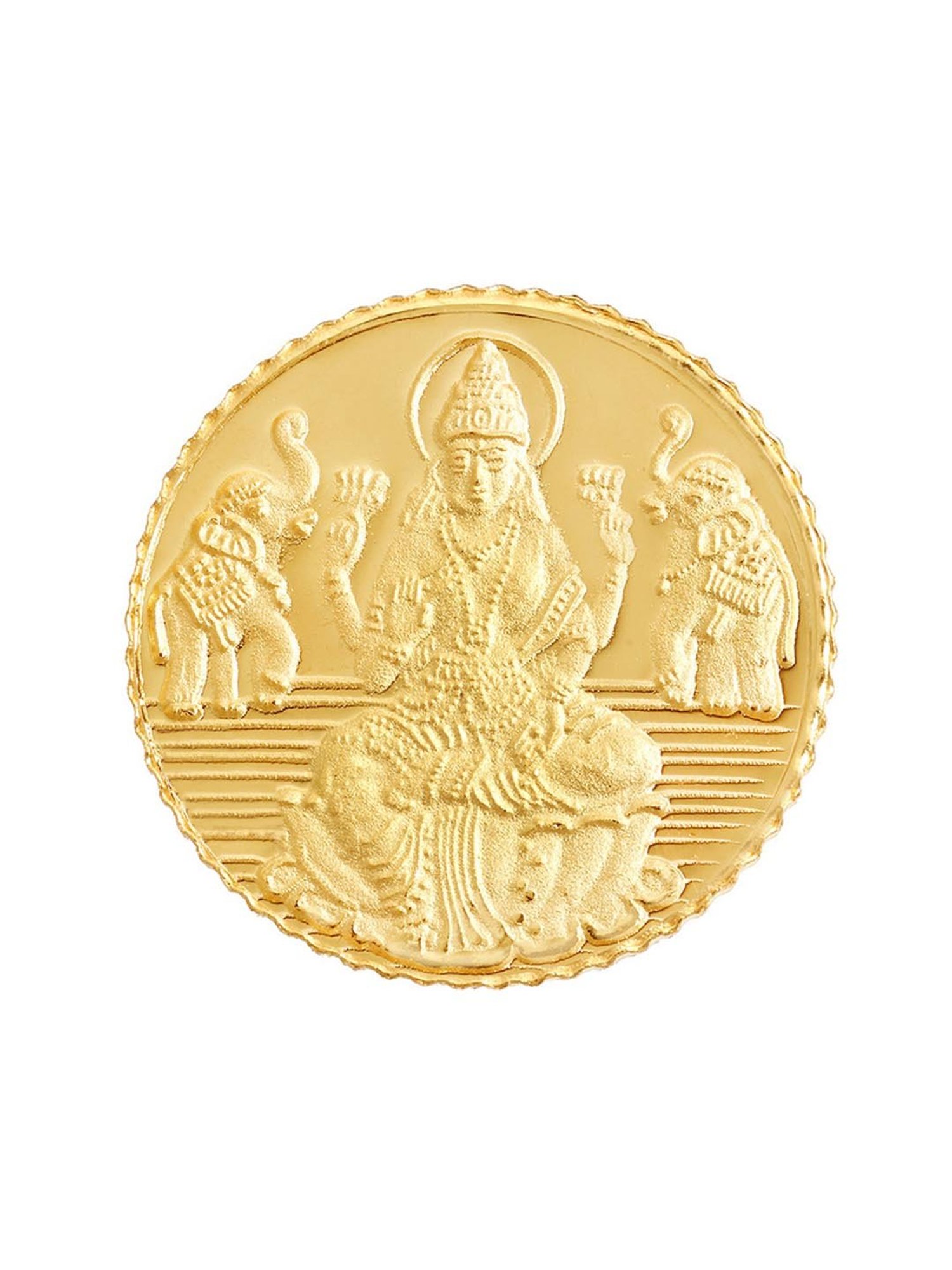 Bangalore Refinery Goddess Lakshmi 22k (916) 1gm Gold Coin