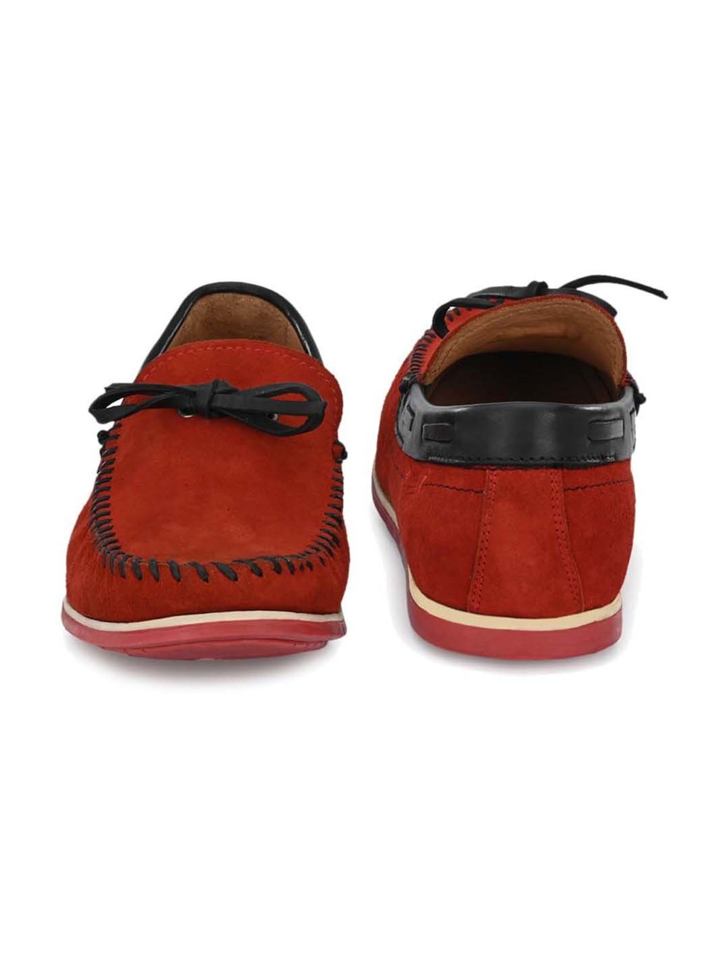 Hitz Men's Red Boat Shoes