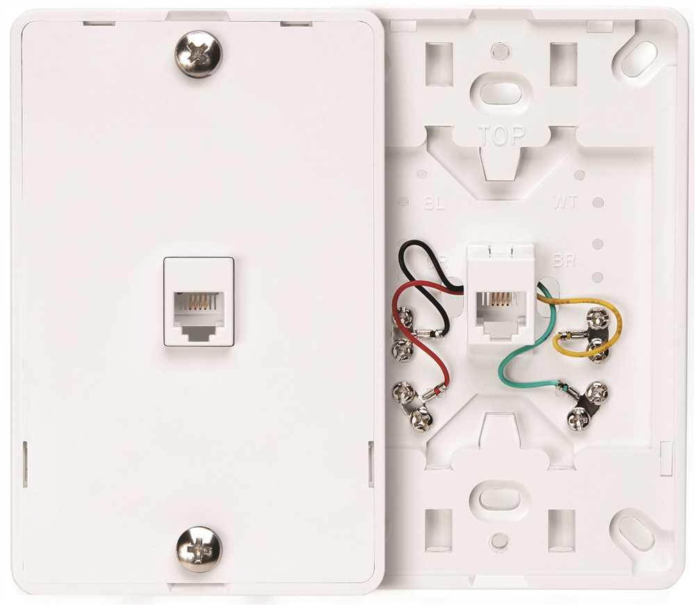 Screw Terminal Phone Jack White