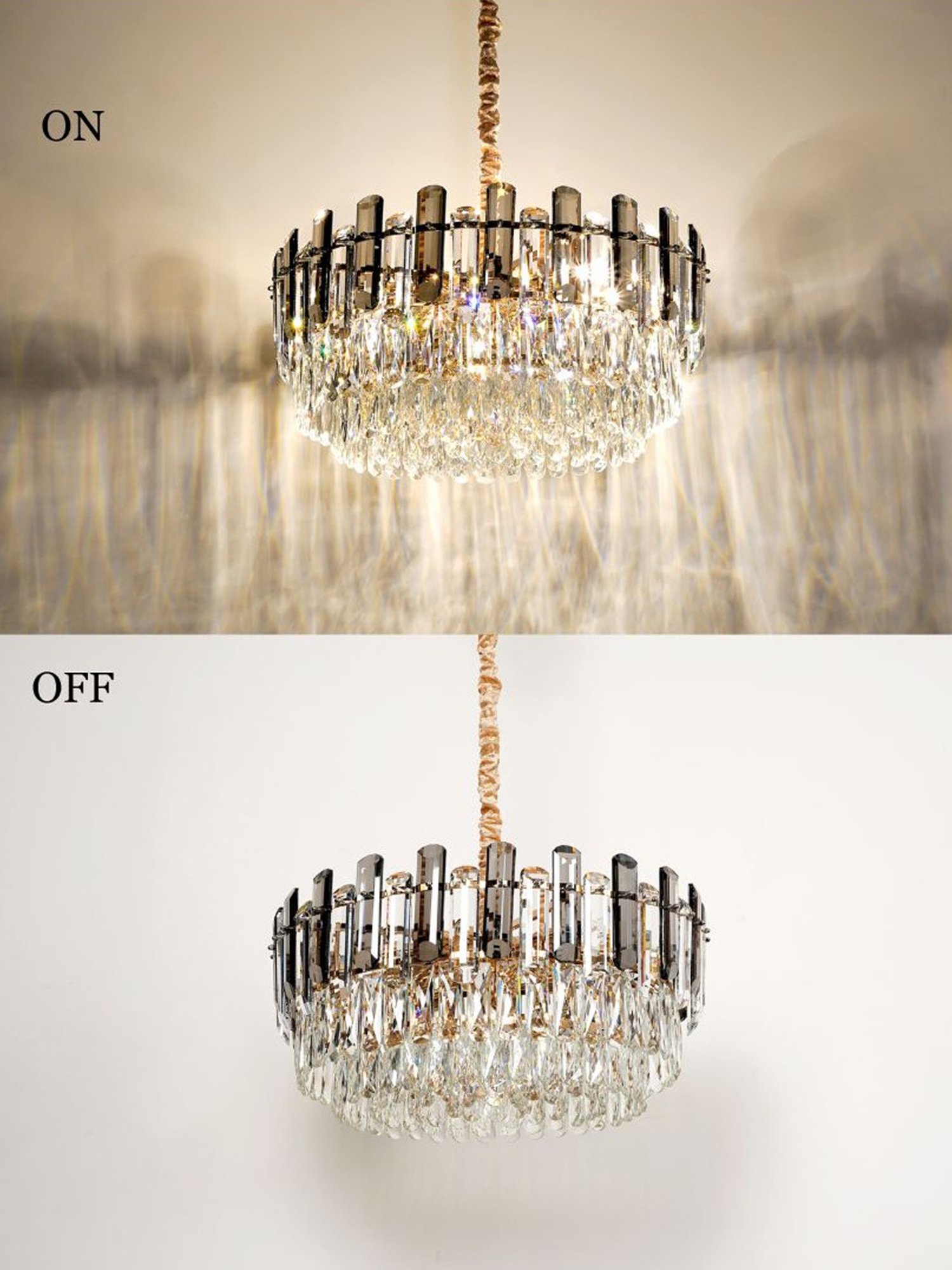 DecorativeRay Golden Chandiler - Set of 1