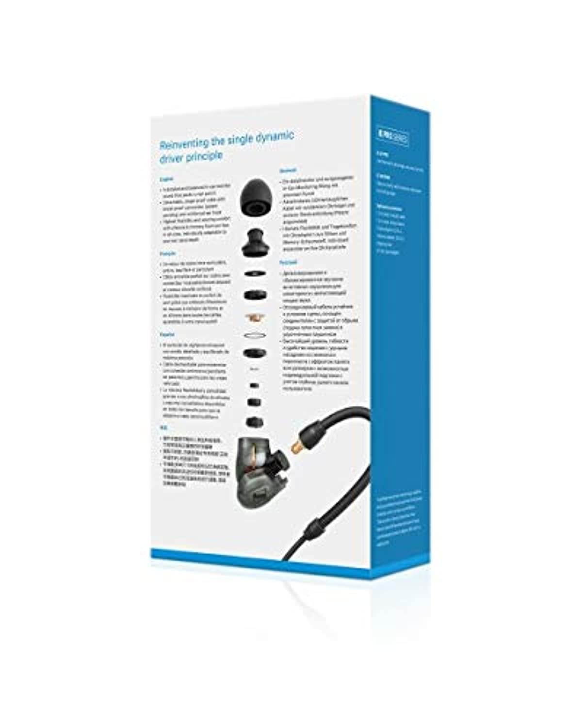 Sennheiser Pro Audio In-Ear Audio Monitor, IE 400 Pro Smokey Black Smoky (IE400PROSmokyBlack)