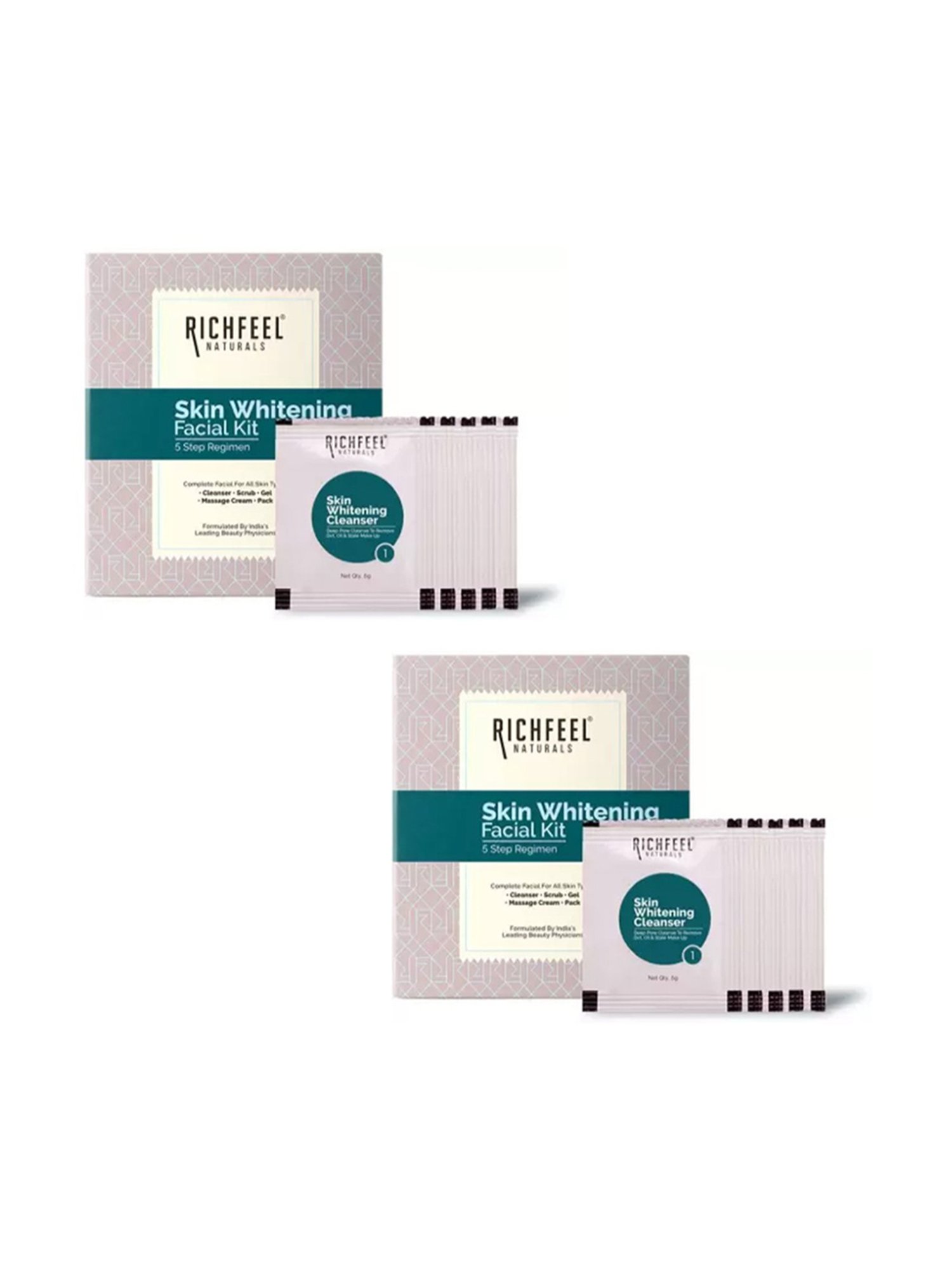 Richfeel Skin Whitening Facial Kit (30 gm) - Pack of 2