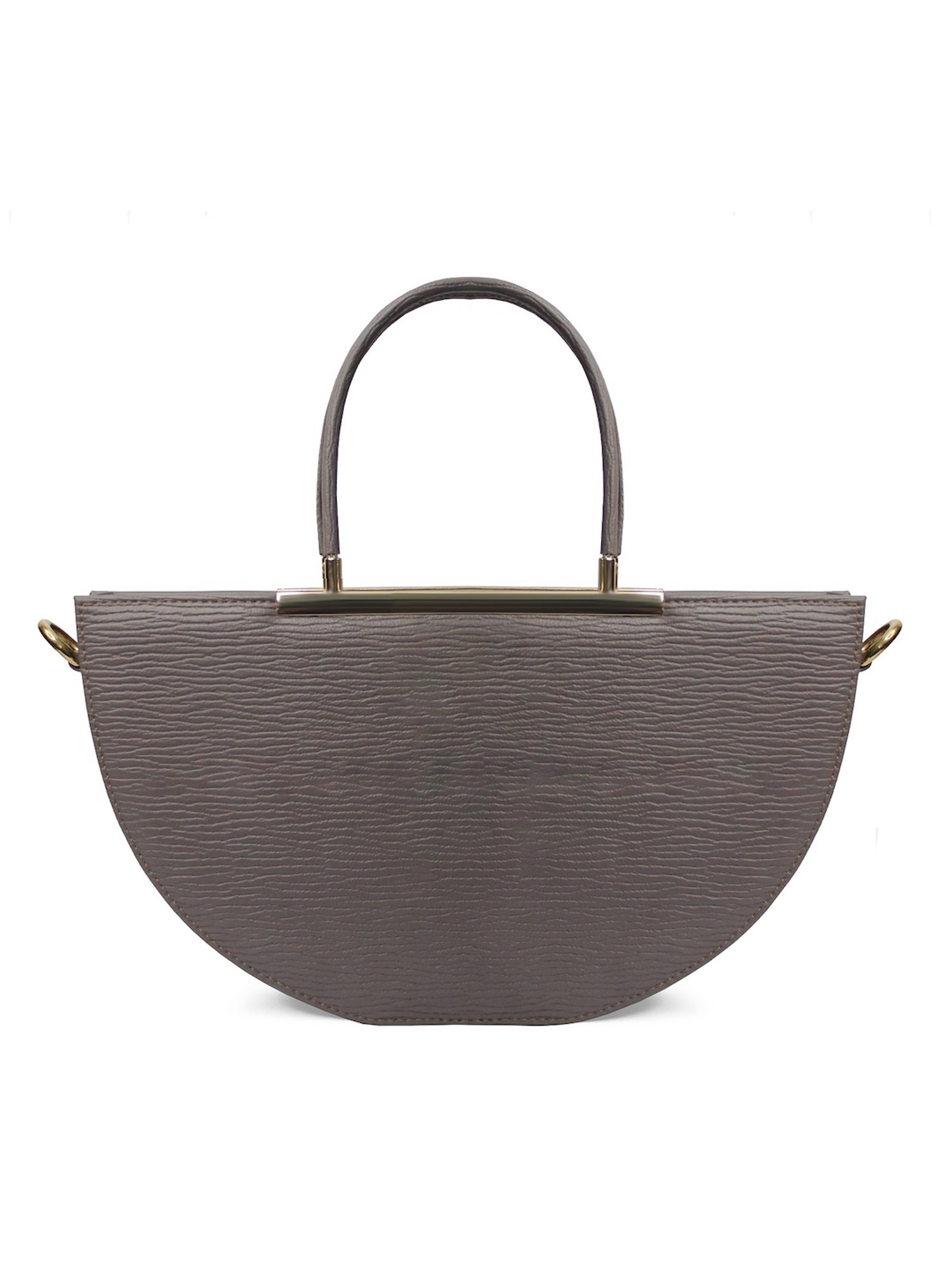 Modern Myth Grey Textured Medium Satchel Handbag