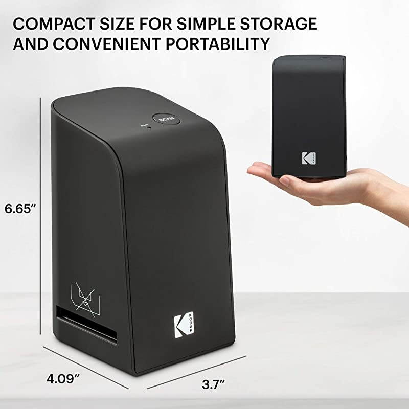 FSONE 22MP Ultra HighResolution 35mm Negative Film amp Slide Converter Scanner w 24quot TFT LCD No Computer or Software Required TV Out Cable Included amp Worldwide Voltage 110V240V AC Adapter