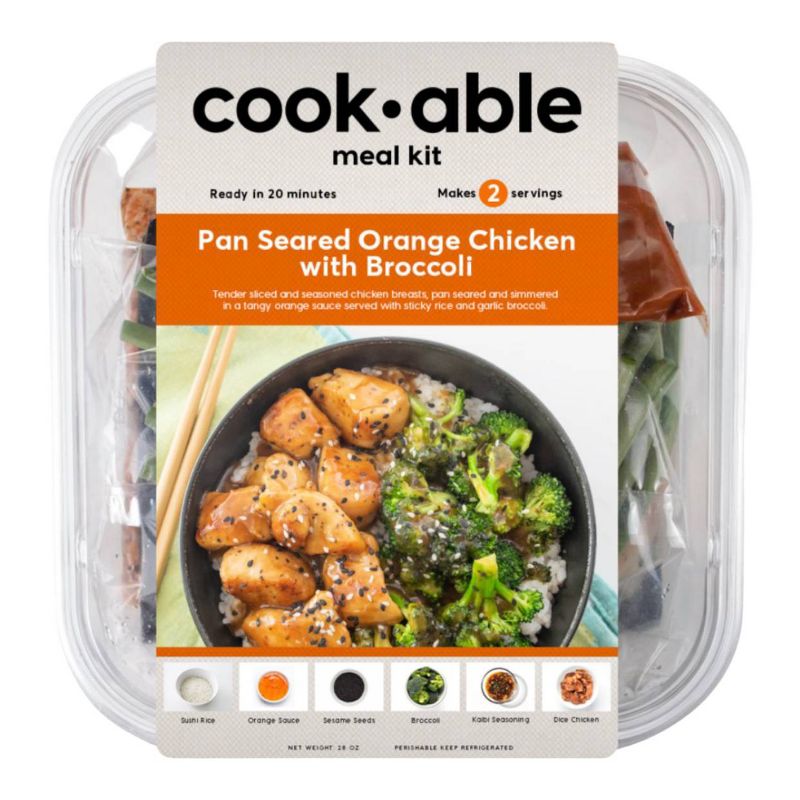 CookAble Pan Seared Orange Chicken with Broccoli - 28oz