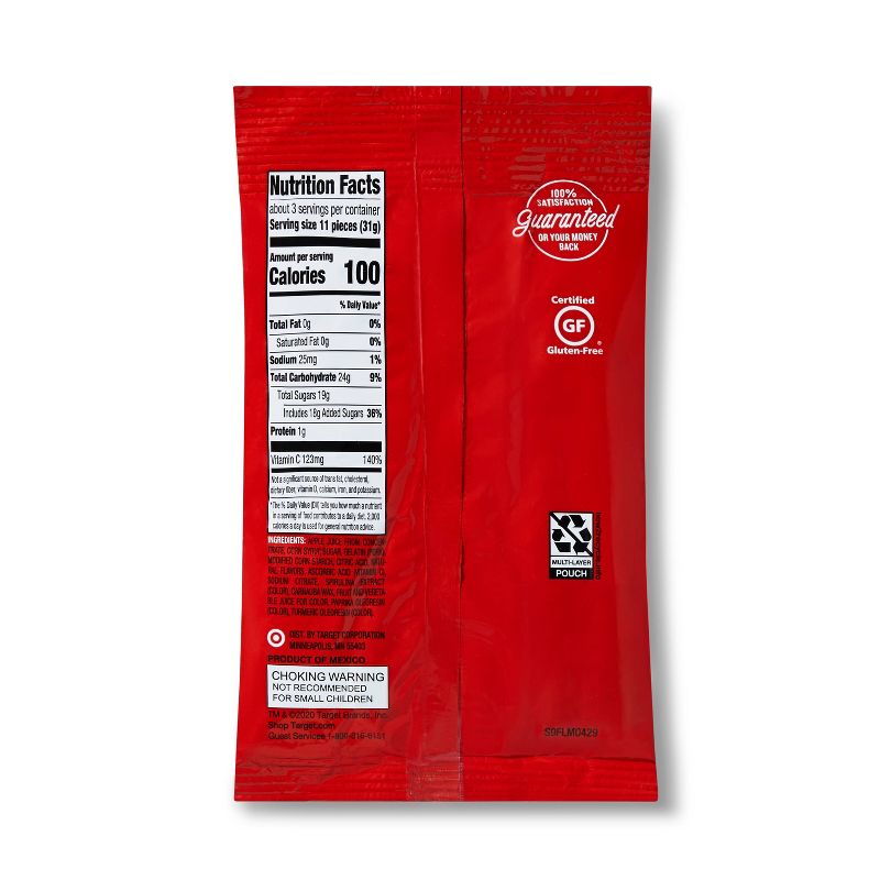 Mixed Berry Fruit Flavored Snacks - 10ct - Market Pantry™