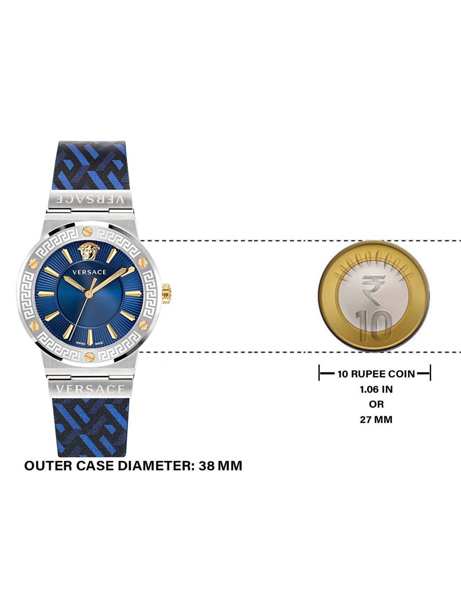 Versace VEVH01421 Greca Logo Analog Watch for Women