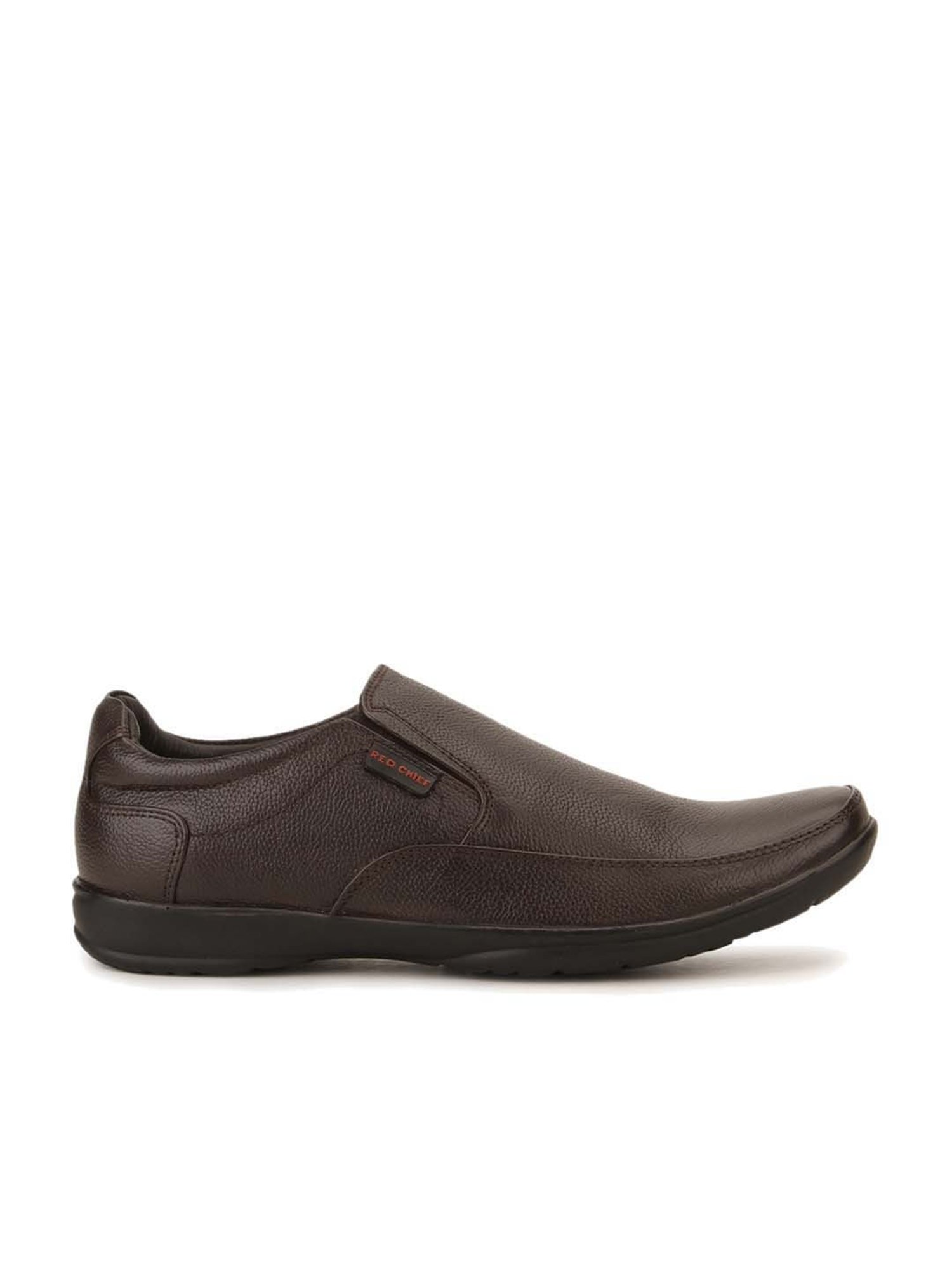 Red Chief Men's Brown Formal Slip-Ons