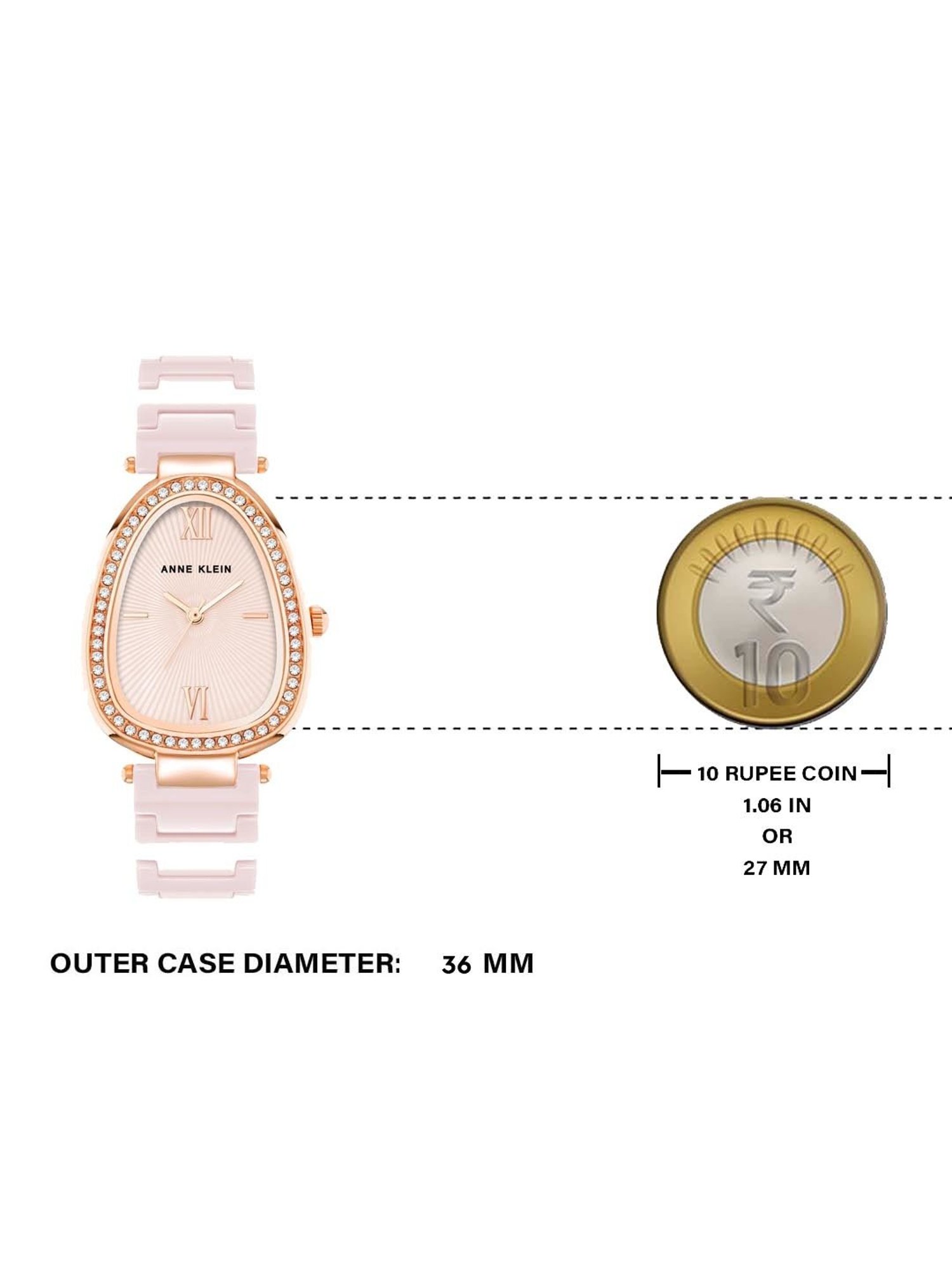 Anne Klein AK5012RGBH Spring Summer 2024 Analog Watch for Women