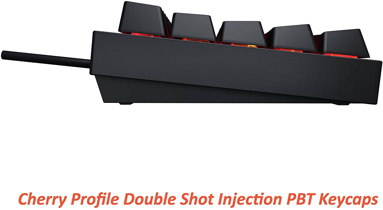 Durgod HK Venus RGB Mechanical Gaming Keyboard - 60% Layout - Double Shot PBT Cherry Profile - NKRO - USB Type C - Aluminium Chassis (Gateron Brown, Black)