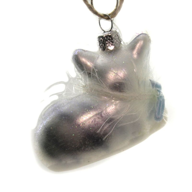 Holiday Ornaments 2.0" Artic Fox Sly Bushy Tail Christmas  -  Tree Ornaments