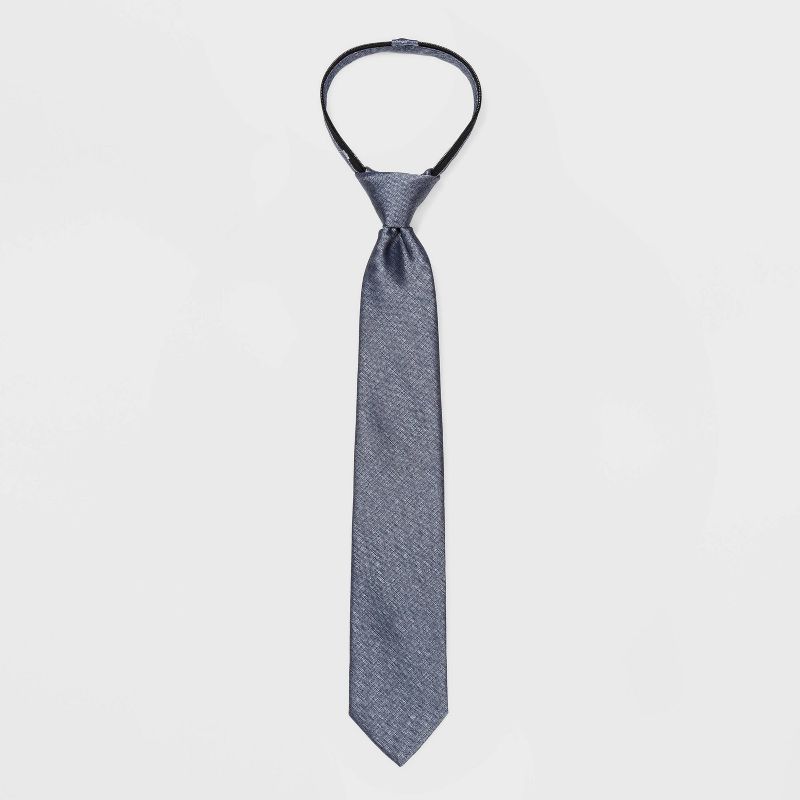 Boys' Chambray Tie - Cat & Jack™ Blue M/L