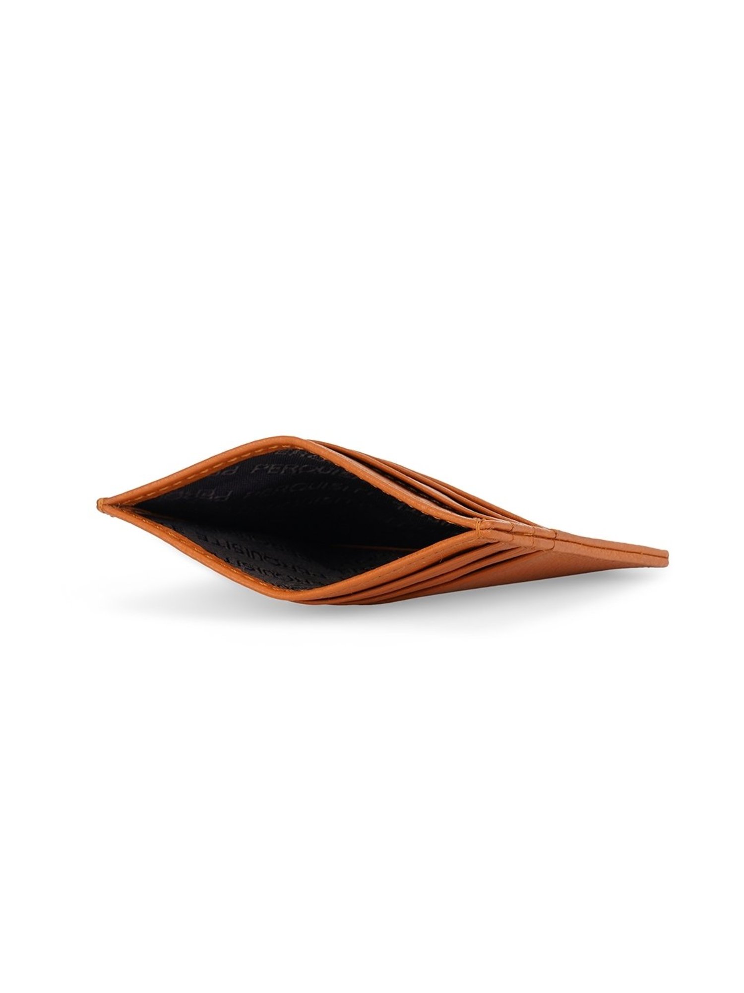PERQUISITE CENTURION Brown Solid Card Holder