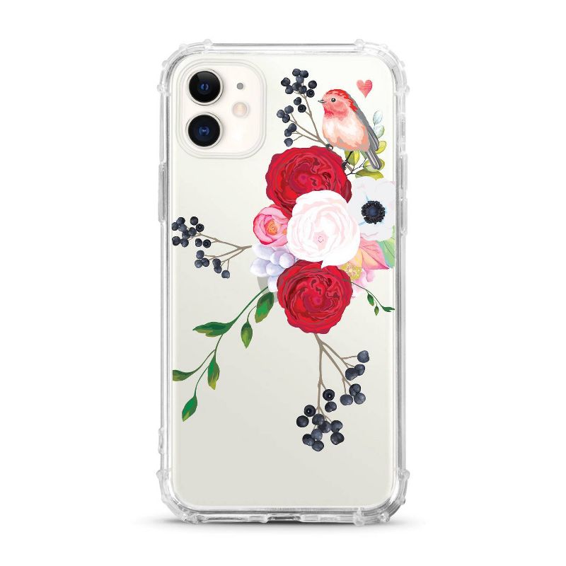 OTM Essentials Apple iPhone Tough Edge Clear Phone Case - Winter Bird