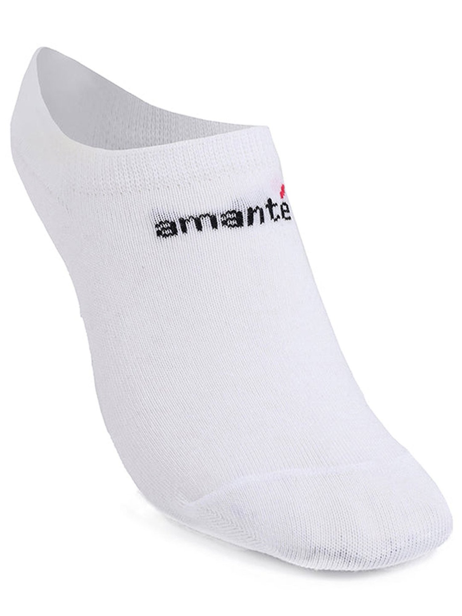 Amante White & Black Low Cut Socks - Pack Of 2