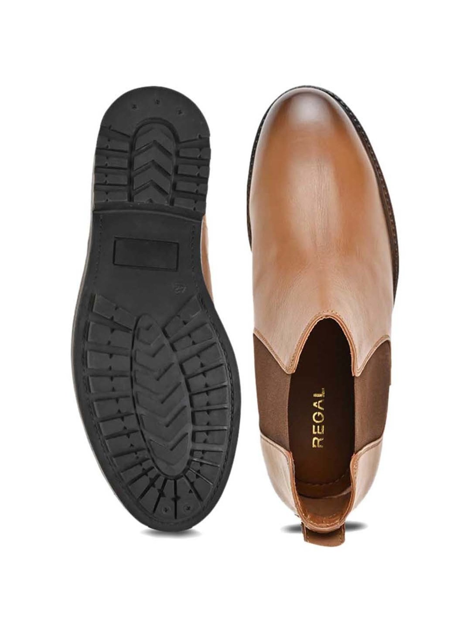 Regal Men's Tan Chelsea Boots