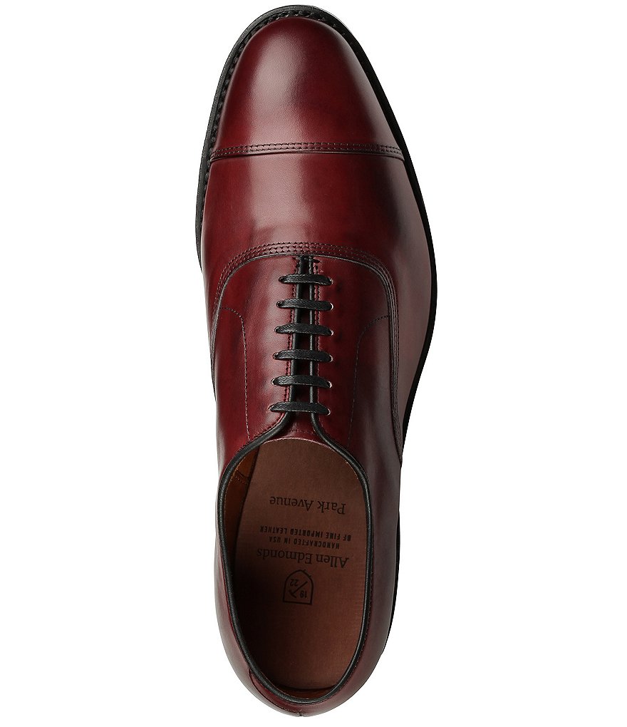 Allen-Edmonds Park Avenue Cap-Toe Leather Dress Oxfords