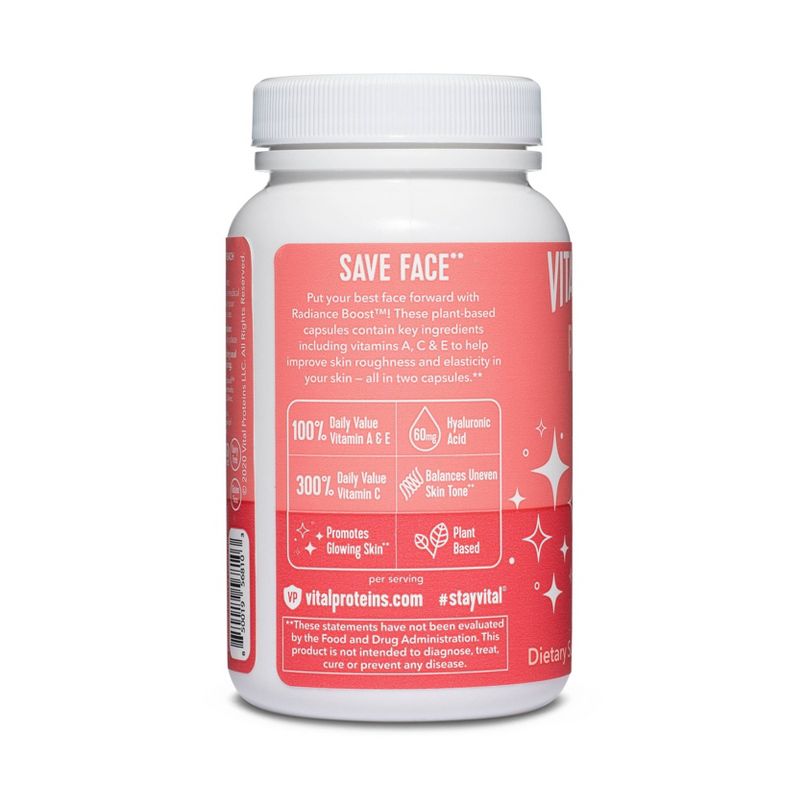 Vital Proteins Radiance Boost Capsules - 60ct