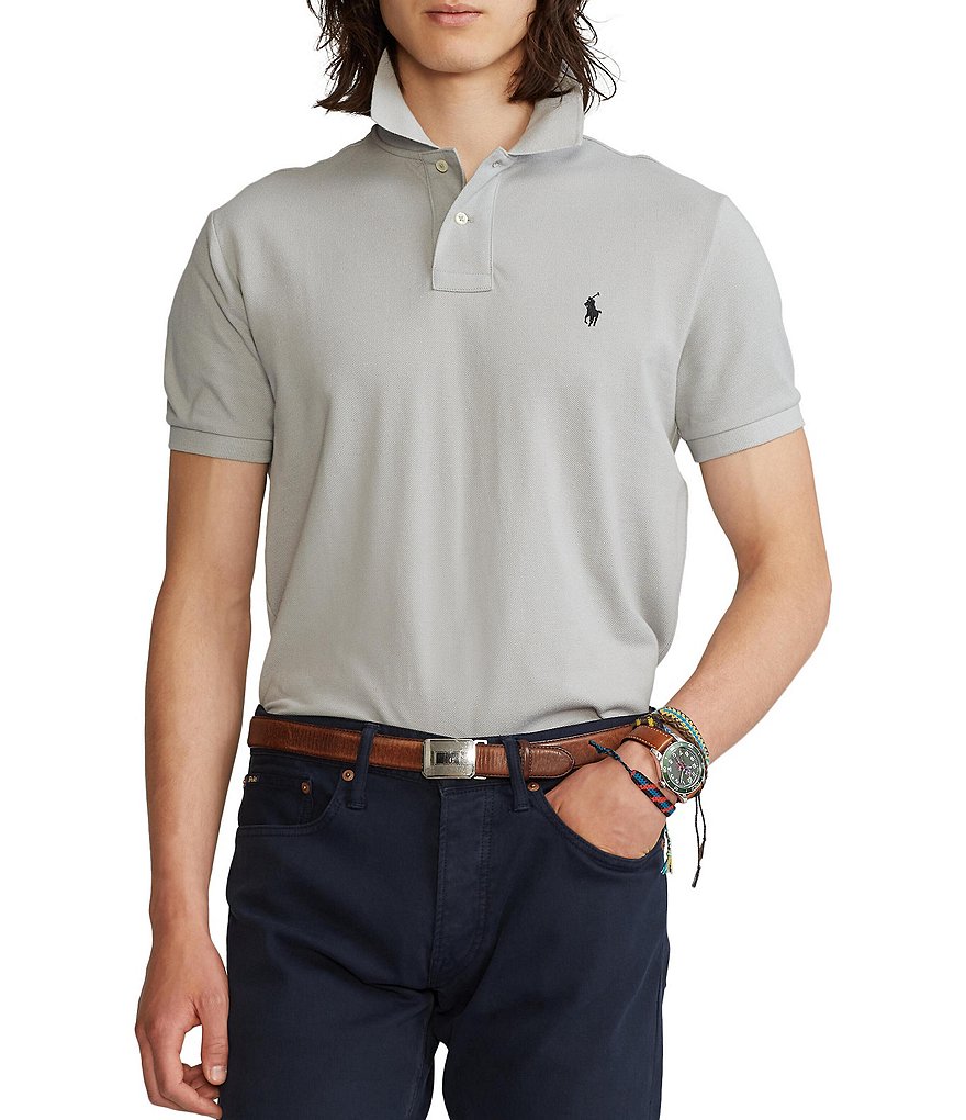 Polo Ralph Lauren Classic-Fit Solid Mesh Polo Shirt