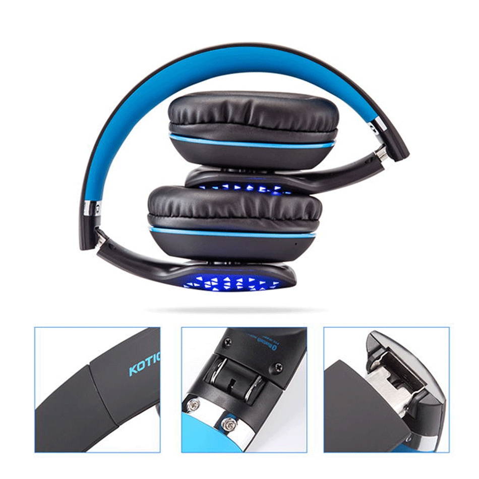 KOTION EACH B3507 Bluetooth Headphones Wireless Noise Canceling Sport Music Earphones Headsets Bass Stereo For a Mobile Phone