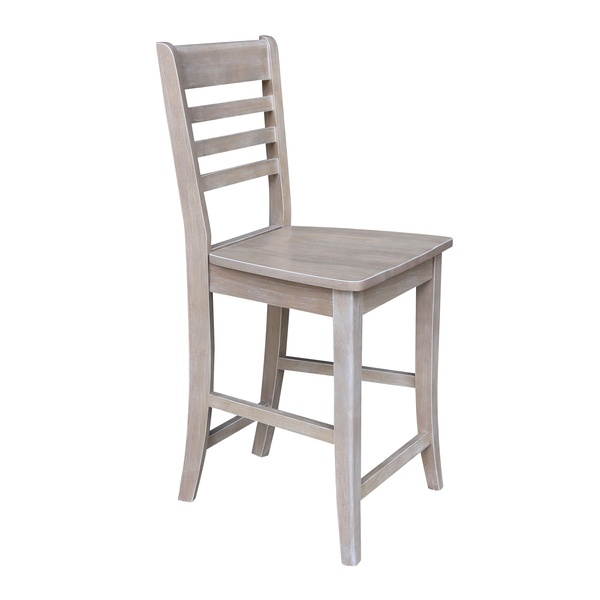 International Concepts S09-3102 Cosmo Ladderback Counterheight Stool - 24 in. Seat Height