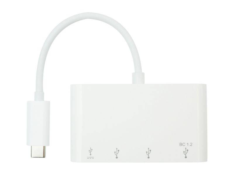 DAT 6508D USB 3.1 Type-C to 2 x Type-C Female (PD) Port + 2 x USB 3.0 Hub