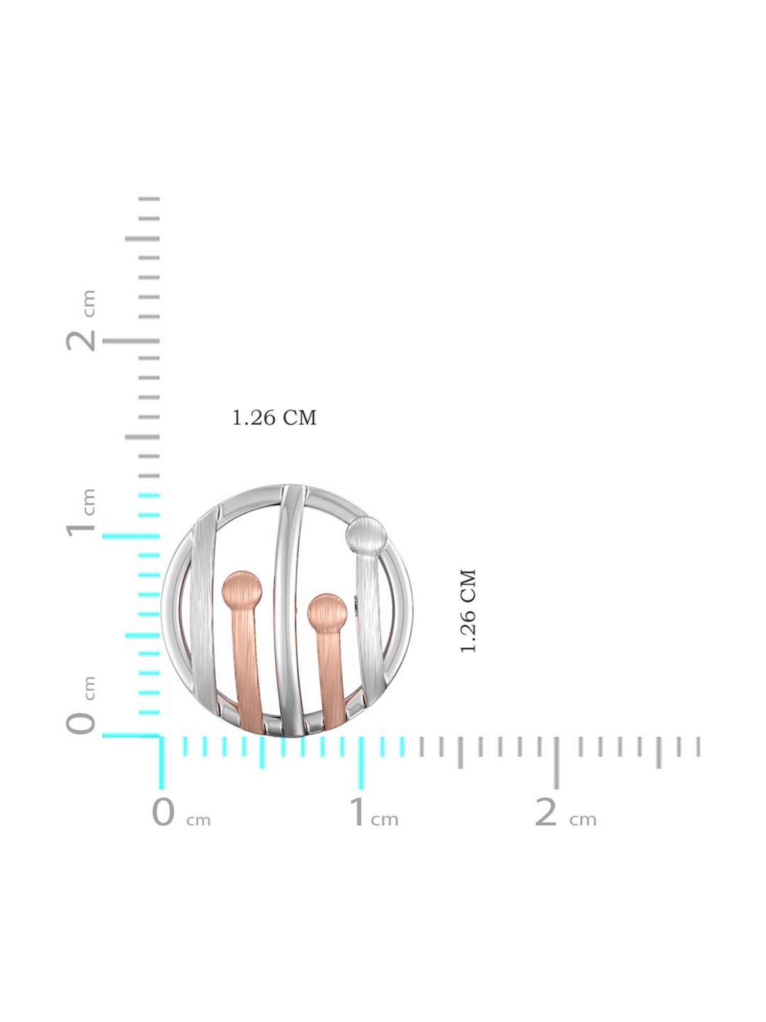 Joyalukkas 950 Platinum Feminine Flower Earrings